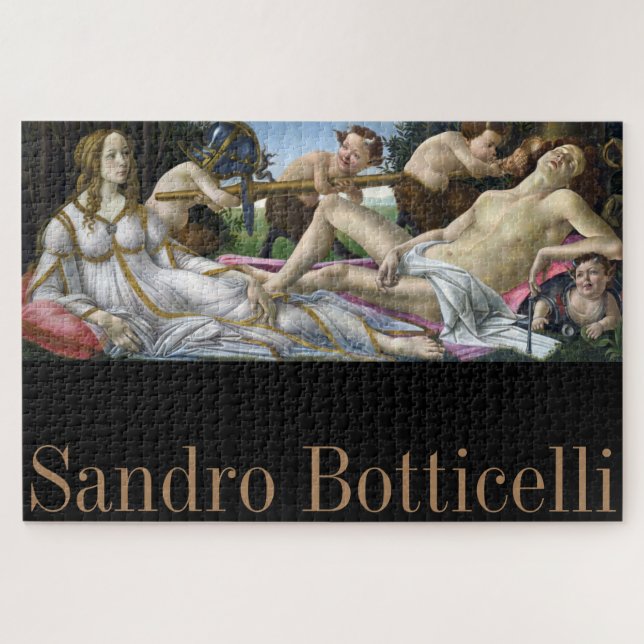 Venus and Mars, Sandro Botticelli Jigsaw Puzzle (Horizontal)
