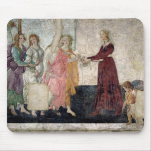 Venus and the Graces Mouse Pad