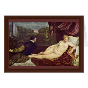 Venus And The Organ Player By Tizian
