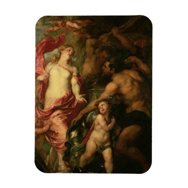 Venus asking Vulcan for the Armour of Aeneas (oil Magnet (Vertical)