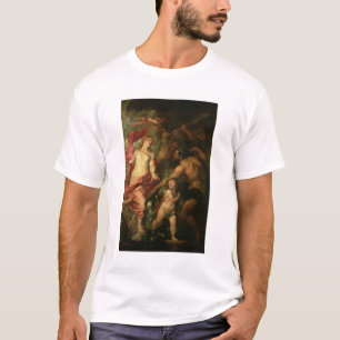 Venus asking Vulcan for the Armour of Aeneas (oil T-Shirt