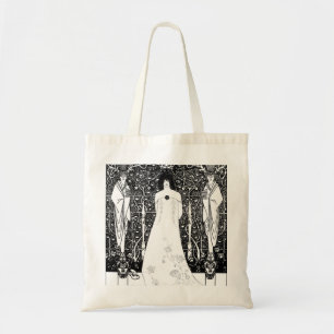 Venus Between Terminal Gods By Aubrey Beardsley Tote Bag