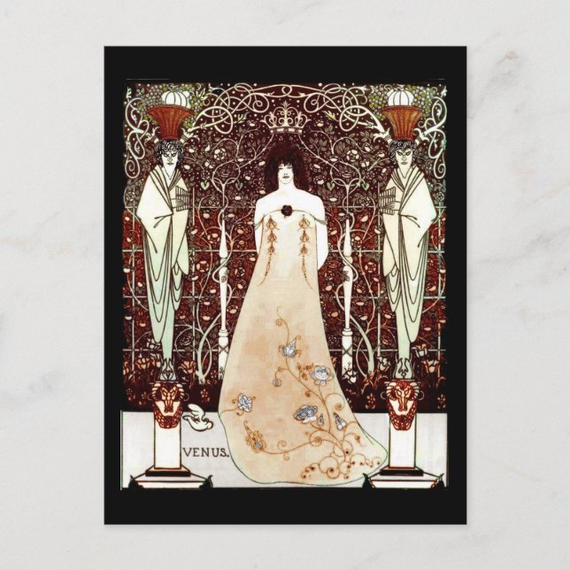 Venus Between Terminal gods Postcard (Front)