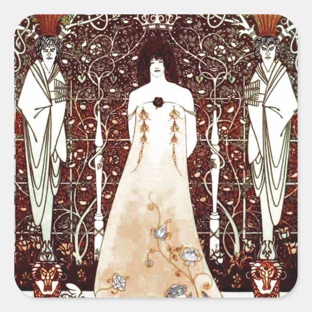 Venus Between Terminal gods Square Sticker (Front)