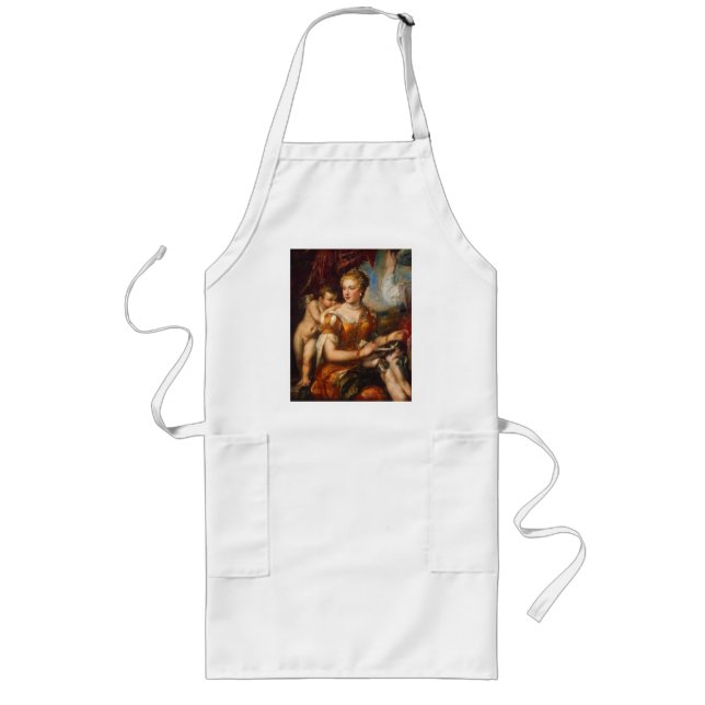 Venus Blindfolding Cupid Long Apron (Front)