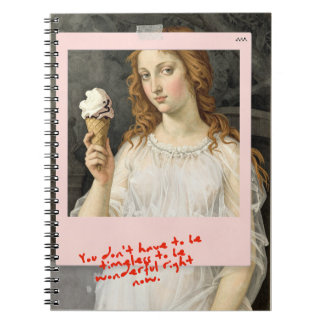 Vénus + Cahier de glace Sandro Botticelli