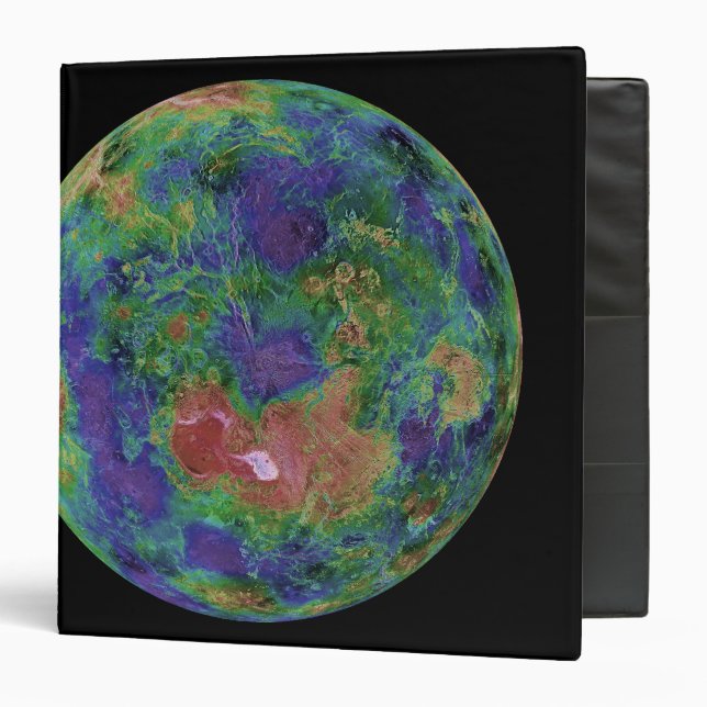 Venus centred on the North Pole Binder (Front/Inside)