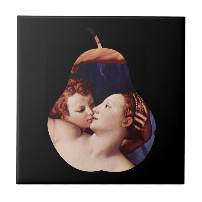 Venus Cupid Folly and Time by Bronzino Tile (Front)