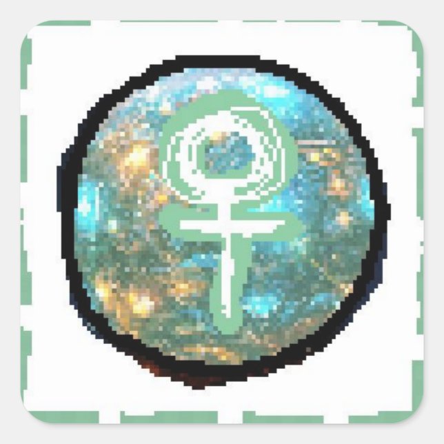 Venus Day Square Sticker (Front)