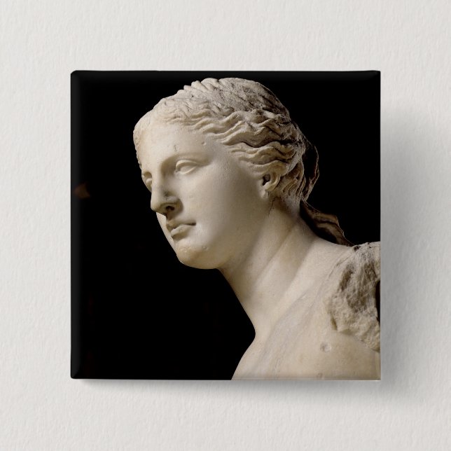 Venus de Milo 2 Inch Square Button (Front)
