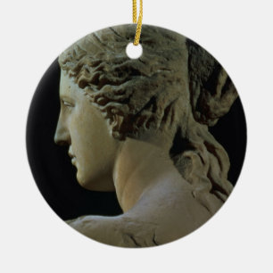 Venus de Milo, detail of the back of the head, Hel Ceramic Ornament