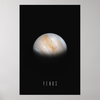 Venus - Earth's Twin and the Hottest Planet in Our Poster
