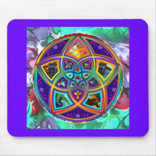 Venus Flower of Love fineART Flower Power / Square Mouse Pad