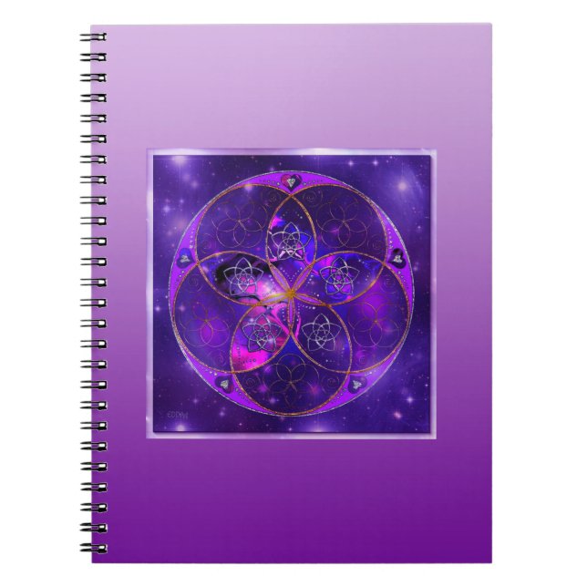 Venus Flower of Love fineART Universe Notebook (Front)