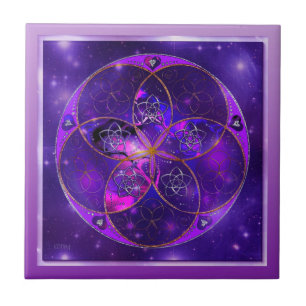 Venus Flower of Love fineART Universe Tile