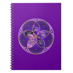 Venus Flower of Love fineART violet pink Notebook