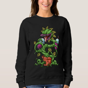 Venus Fly Trap Kids Bubble Tea Carnivorous Plant Sweatshirt