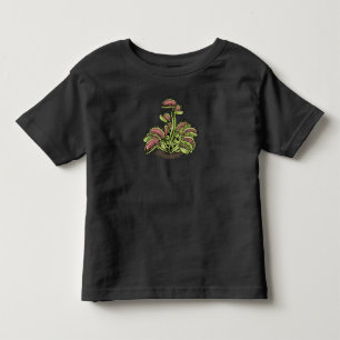 Venus Fly Trap Plant Carnivorous Plant Venus Fly Toddler T-shirt