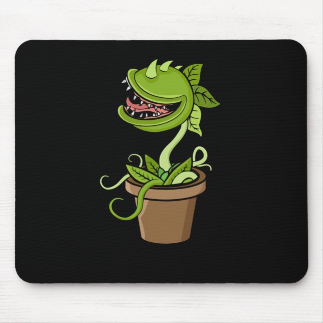Venus Fly Trap Plant Gift Men Carnivorous Plants Mouse Pad (Front)