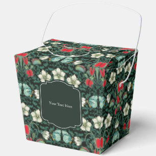 Venus Flytrap & Butterfly Gothic Custom Square Fav Favor Box