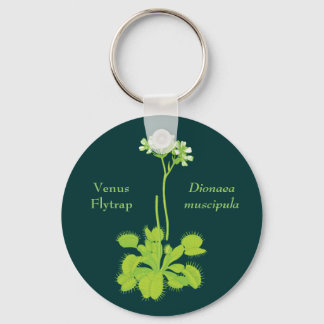 Venus Flytrap Floral Art Keychain