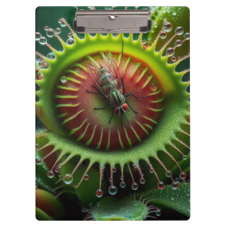 Venus Flytrap Floral Fun Gothic Office Clipboard