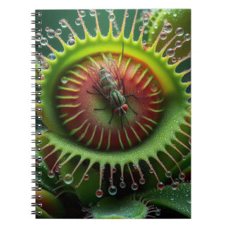 Venus Flytrap Floral Whimsical Plant Notebook