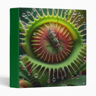 Venus Flytrap Floral Whimsical Spooky Binder
