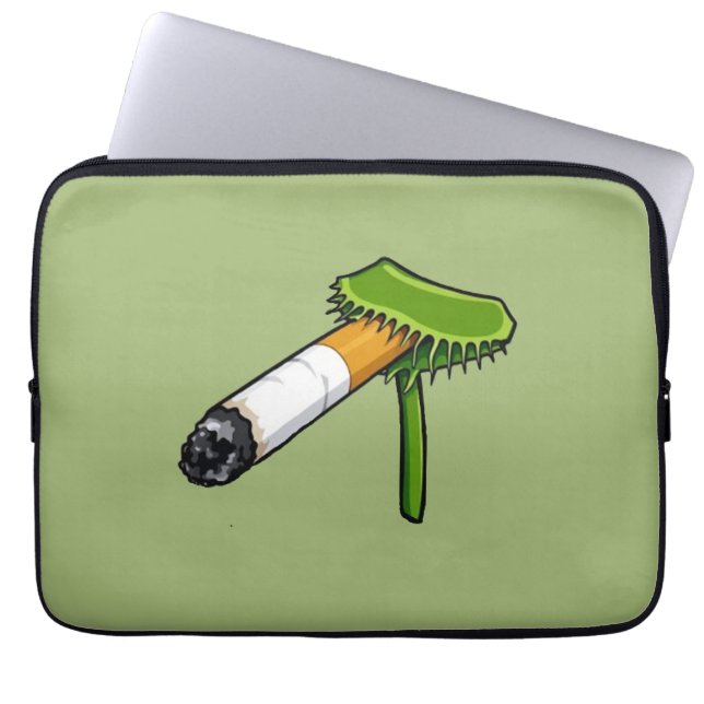 Venus Flytrap Plant With Cig Laptop Sleeve (Front)
