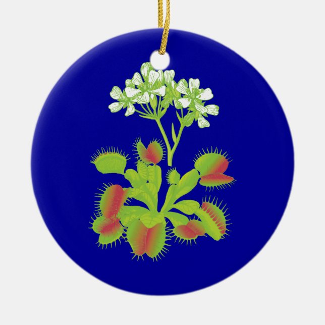 Venus Flytraps Floral Ornament (Front)