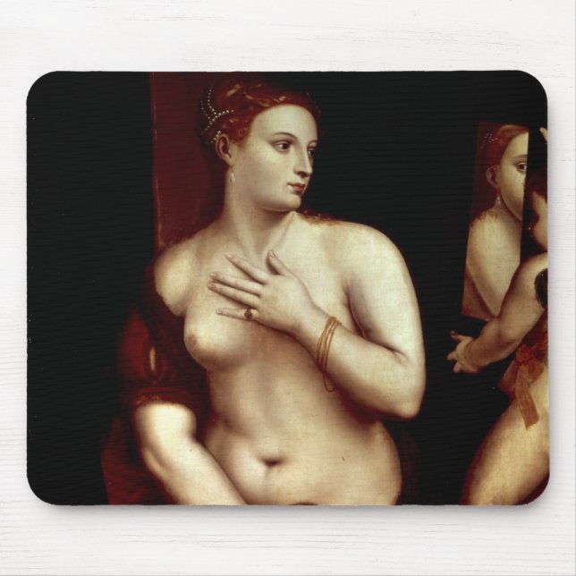 Venus in Front of the Mirror Mouse Pad (Front)