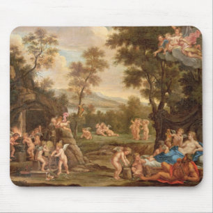 Venus in Vulcan's Forge, 18th century Mouse Pad
