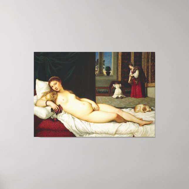 Venus of Urbino by Titian Canvas Print (Front)