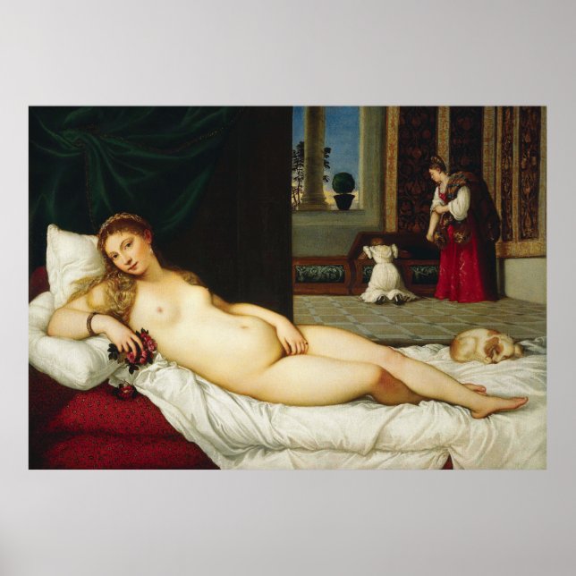 Venus of Urbino by Titian Poster (Front)