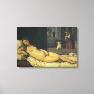 Venus of Urbino by Titian, Renaissance Art Canvas Print