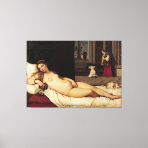 Venus of Urbino Titian 1538 Venice Canvas Print