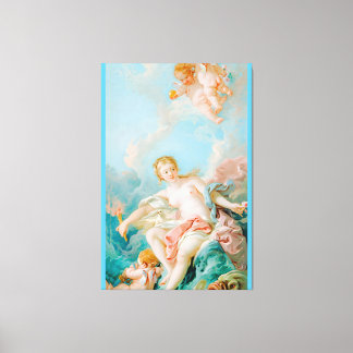 Venus on the Waves by François Boucher  Canvas Print