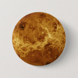 Venus Planet Photo 2 Inch Round Button