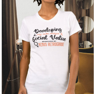 Venus Retrograde Typography T-Shirt