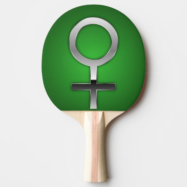 Venus symbol ping pong paddle (Front)