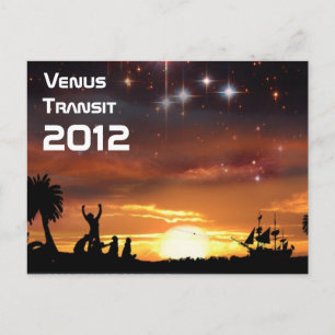 Venus Transit 2012 Postcard