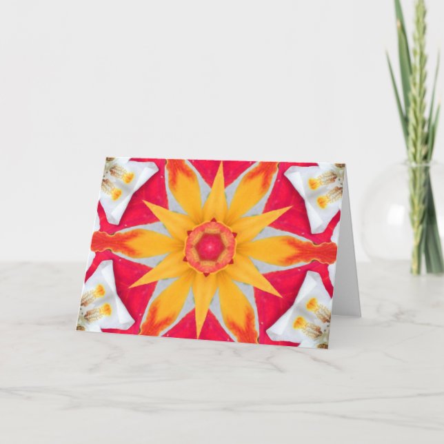 Venus Transit Sunflower Card (Front)