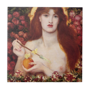 Venus Verticordia (by Dante Gabriel Rossetti) Tile