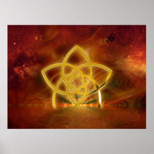 VENUSBLUME ascending Poster