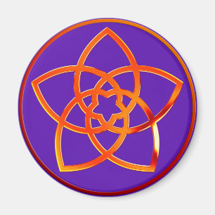 Venusblume / Venus Flower RED   violet Magnet