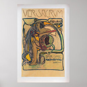 Ver Sacrum by Koloman Moser  Vintage Vienna Poster