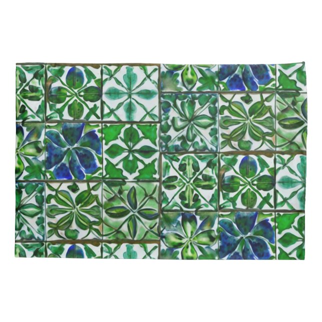 Veranda Verde  Pillowcase (Back)