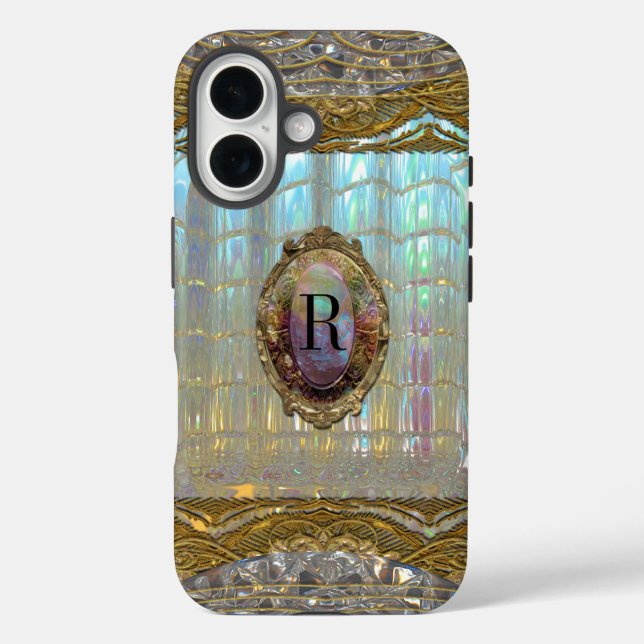 Veraspeece Sweet Baroque  Monogram  Case-Mate iPhone Case (Back)