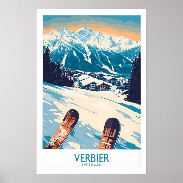 Verbier Poster Switzerland 1 (Front)