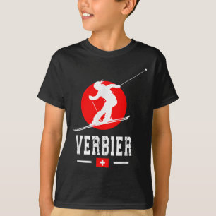Verbier Ski Resort Alps Swiss Mountains Switzerlan T-Shirt